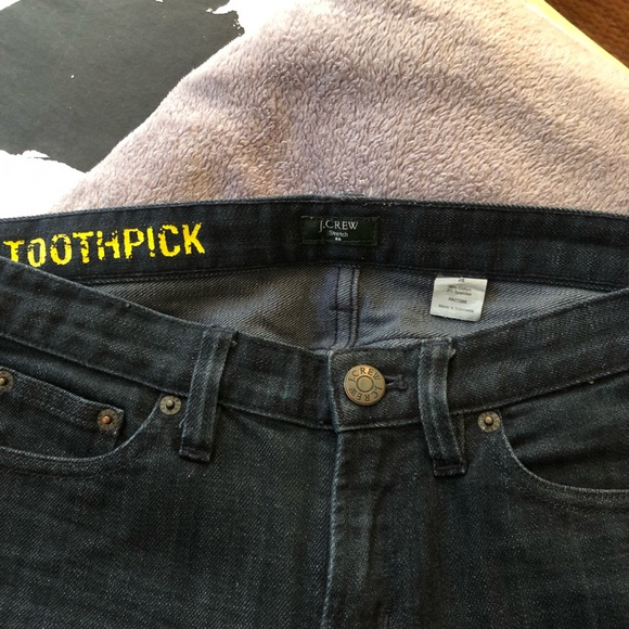 J.Crew Toothpick Jean in Sz 28 - Picture 3 of 5